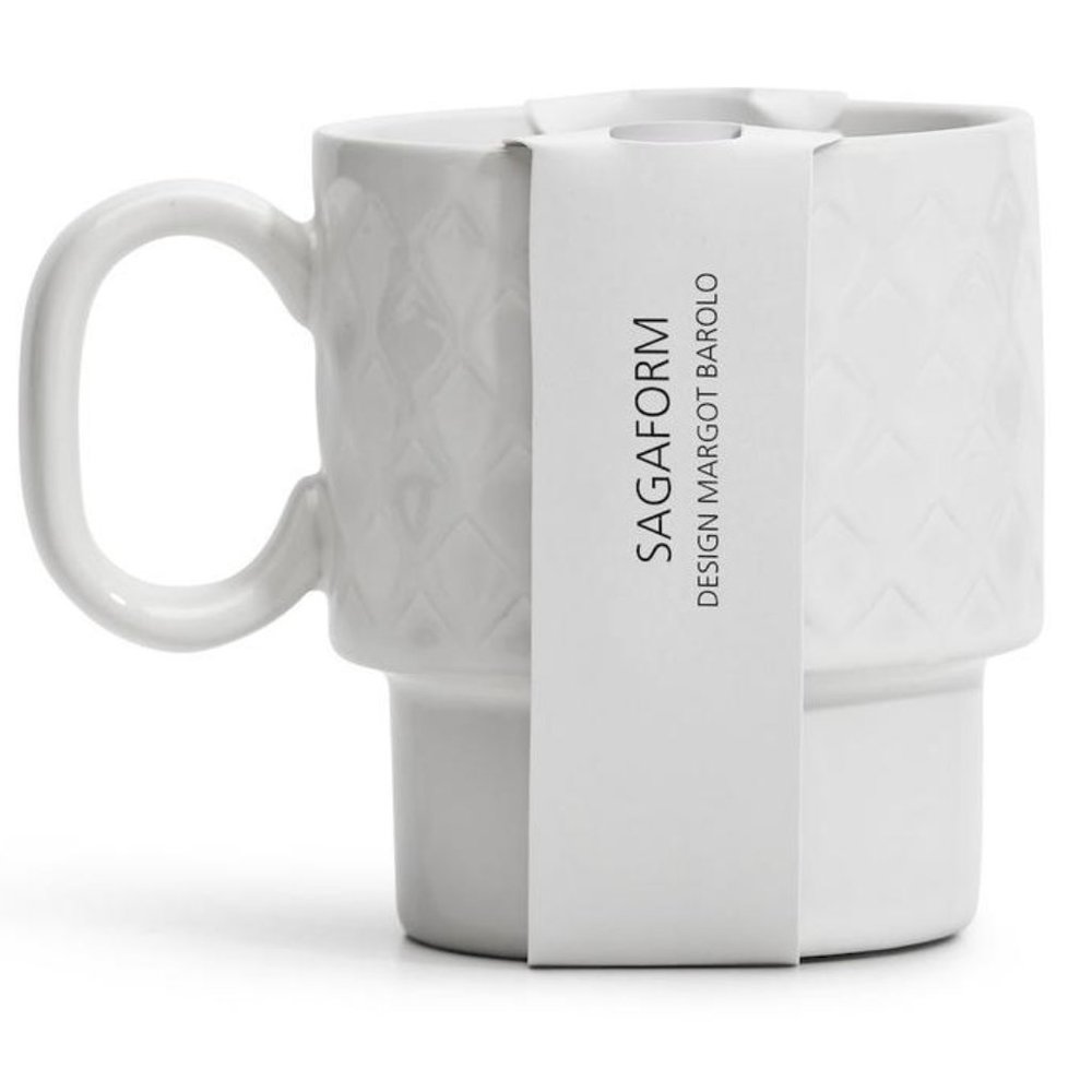 Coffee & More White Mugs (2x)